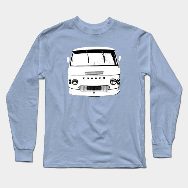 Commer PB classic light van monoblock black/white Long Sleeve T-Shirt by soitwouldseem